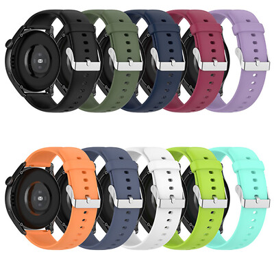 Replacement Wristband 22mm Silicone Strap Bracelet for HUAWEI Watch4/4 Pro/GT 2e