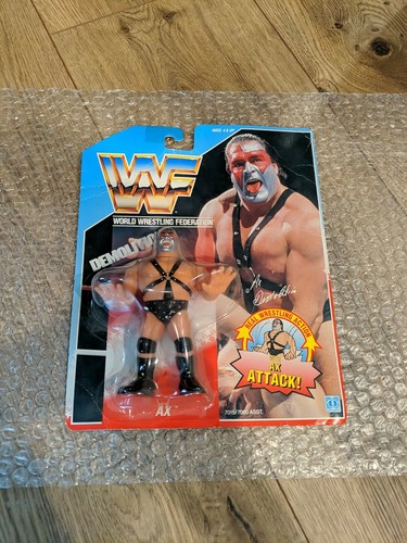 1990 Ljn Hasbro Wwf Demolition Ax Attack...