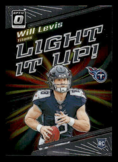 2023 Donruss Optic #LU-WL Will Levis Rookie Light It Up! Titians