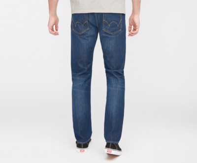 Edwin Japan ED-80 Slim Tapered Jeans Kingston Blue Denim - Mid Coal Wash Denim