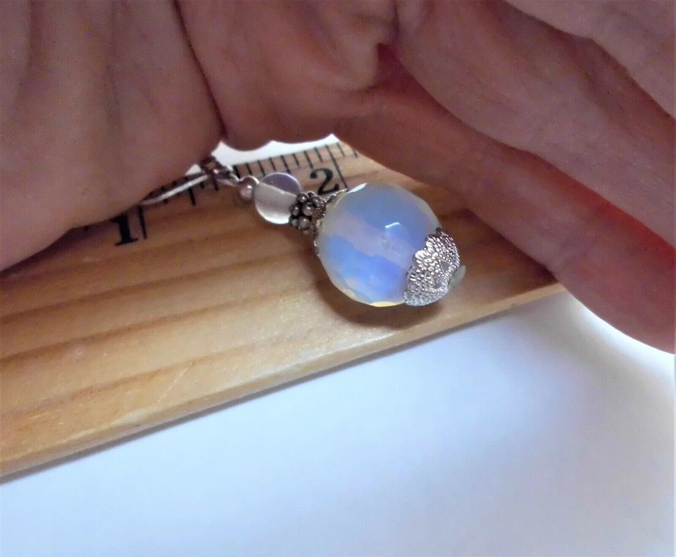 Collar OPALITE Piedras Preciosas 18" 6 - 14 mm Cuentas Graduadas Nuevo *EE. UU. *OFERTA* Foto 4 de 4