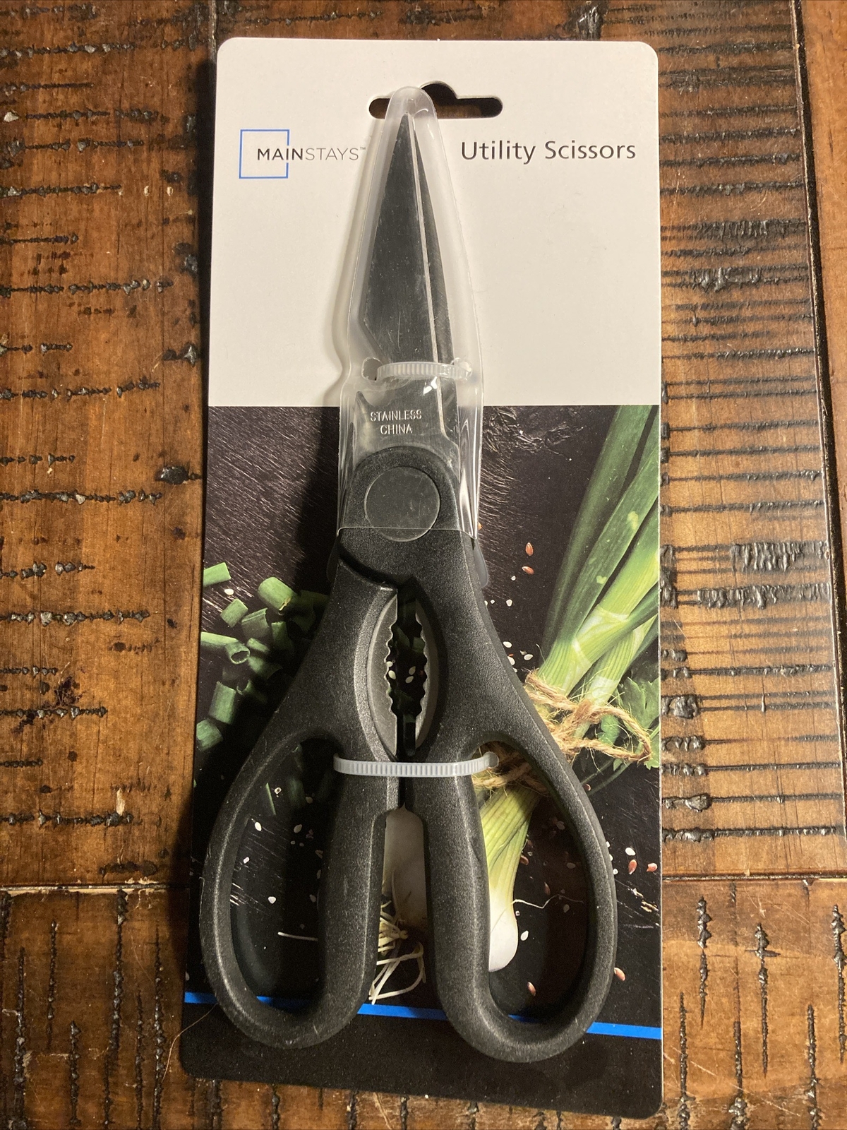 Scissors | Utility | Stainless Blades | w/Bottle Opener | Total Length Apx 7 ¾