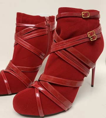 red booties size 11