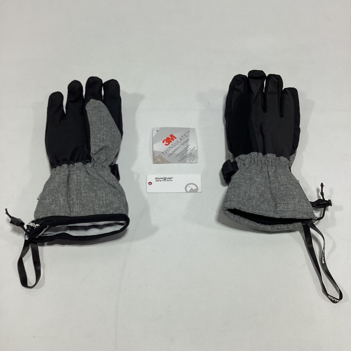 Unisex 3M Thinsulate Gray Winter Gloves NEW