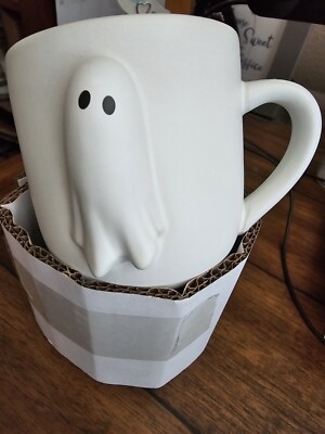 Pottery Barn Scary Squad Stoneware Mug!  New!  Free Priority Ship!!
