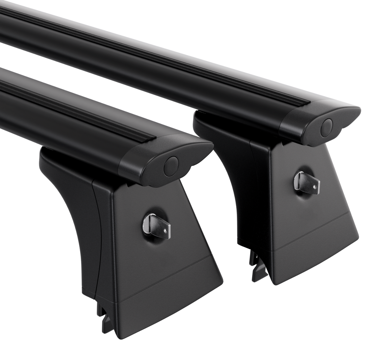 Black Roof Rack Dyn Bars M102B 120cm For Vauxhall Vectra (02-08