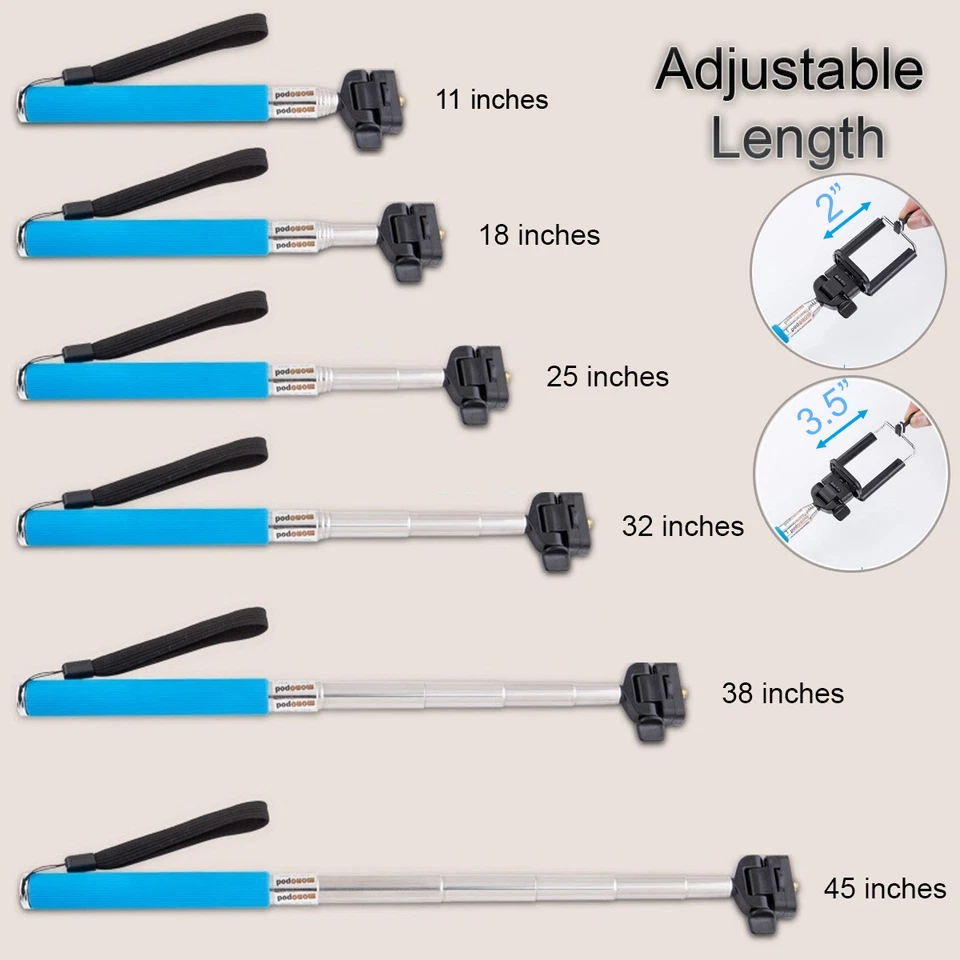 Bluetooth автопортрет селфи палка затвор выдвижной монопод полюс #SS6 - Изображение 4 из 4