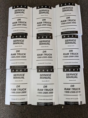 2007 Dodge Ram 1500 Pickup Truck Shop Service Repair Manual Set ST SLT Laramie | eBay