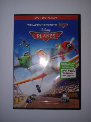 DISNEY PLANES DVD + DIGITAL  BRAND NEW Above The World Of Cars