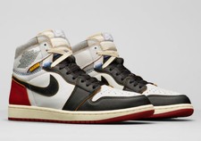 Union LA x Air Jordan 1 Size 9.5 Varsity White/Red/Black IN HAND 100% Authentic!