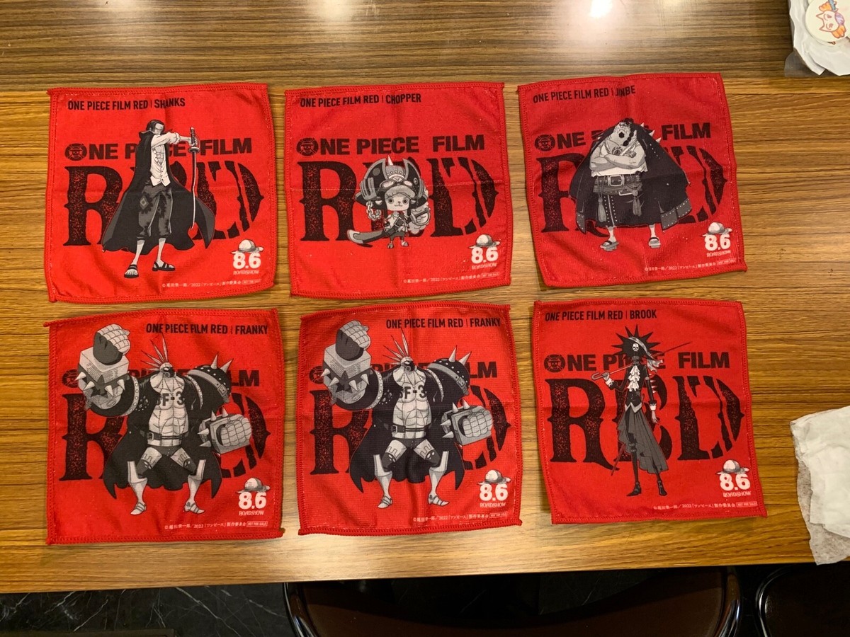 ONE PIECE - ONE PIECE FILM RED オリジナルハンドタオル One Piece Film Red Movie 2022 Original Hand Towel 20x20cm