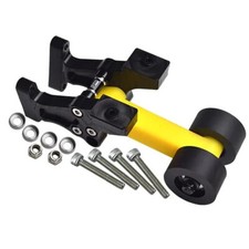 GPM Special Material Rear Wing Mount w/ Wheelie Set Black for 1/8 Traxxas Sledge