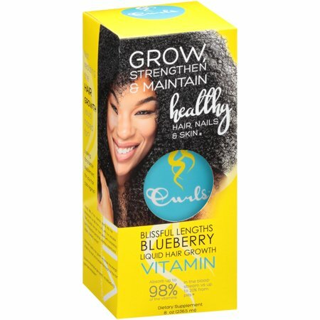 Curls Blissful Lengths Blueberry Liquid Hair Growth 8oz/236.5ml