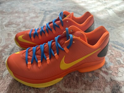 2013 Nike KD 5 Elite Team Orange Size 7.5 VNDS | eBay