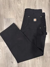 CARHARTT LOOSE FIT FIRM DUCK DOUBLE-FRONT UTILITY WORK PANT NWT men 42/32