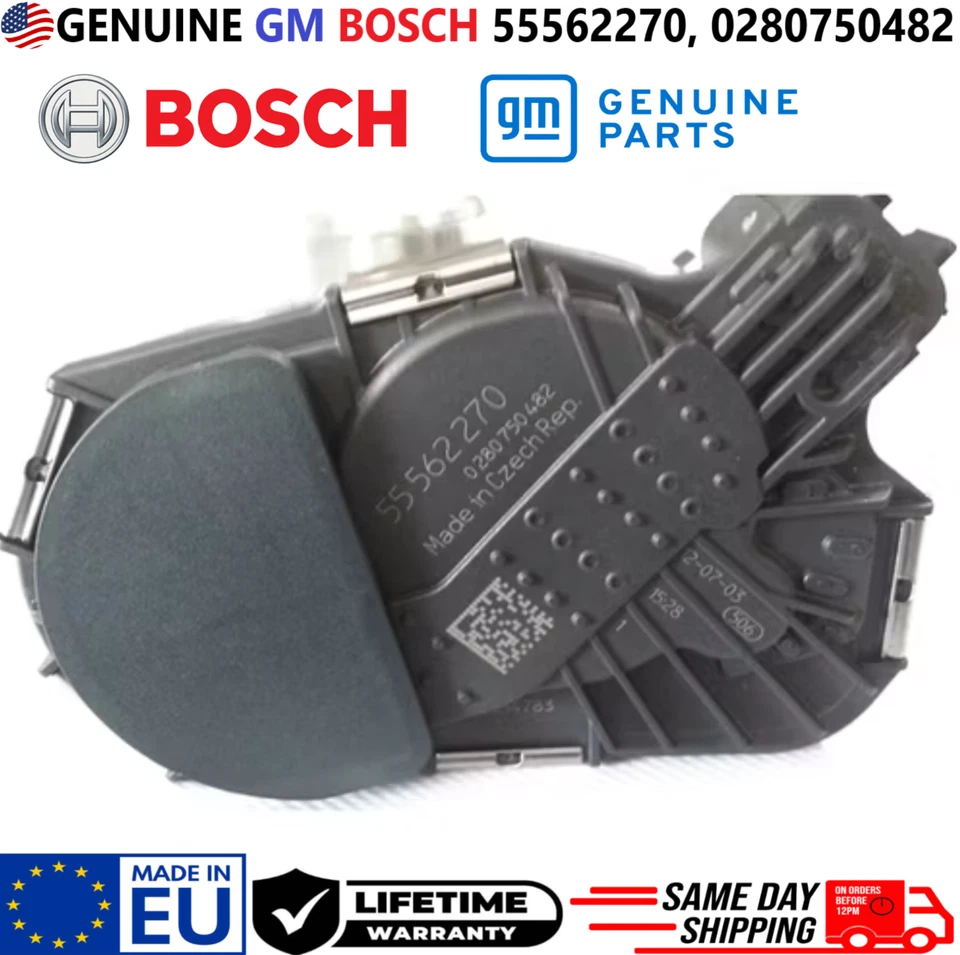 Corpo do acelerador BOSCH GENUÍNO para Cadillac ELR Chevrolet Volt 2011-2016, 55562270 - Imagem 3 de 4