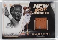 2018-19 Panini Noir New Wave Jerseys Prime 9/25 DeAndre Ayton #NW-DAY 06mc