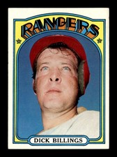 1972 Topps #148 Dick Billings   EX/EX+ X3701719