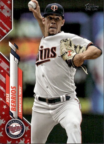 2020 Topps #124 Jose Berrios /76 Independence Day Minnesota Twins