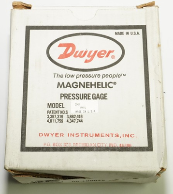 #ad #ad Dwyer Magnehelic Pressure Gage Model 2001 W41J NEW In Box USA Made $39.99