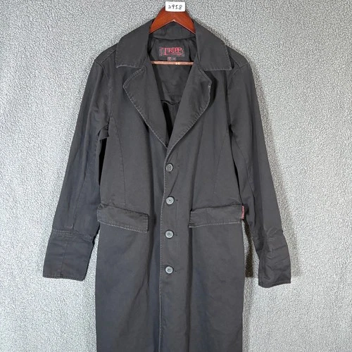 Tripp NYC Cotton Trench Coat - Men's Size M - Black video thumbnail