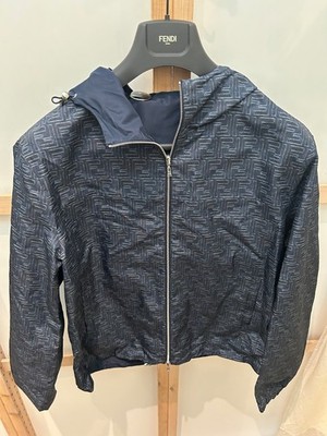 Fendi x K-Way  FF Reversible Print All Denim NY TG. 50 IT