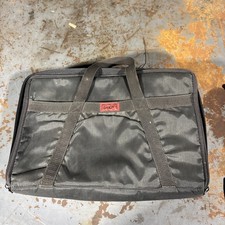 Savoy Cassette Tape Briefcase Faux Black Nylon