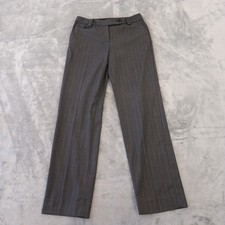 Talbots Dress Pants Womens Size 4 Gray Striped Pockets 29x31 Mid Rise Heritage