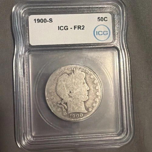 1900-S Barber Half Dollar - ICG FR2