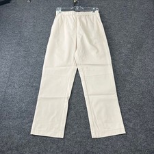 OPALUS Faux Leather Pants Women's Size M Cream