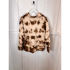 Lululemon Cream Brown Cotton Pullover Hoodie Women  s Size 12