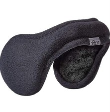 180s Women's Adjustable Behind The Head Ear Muffs Warmers Plush Fleece Faux Fur