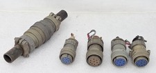 Lot of Amphenol Mil-Spec Circular Connectors