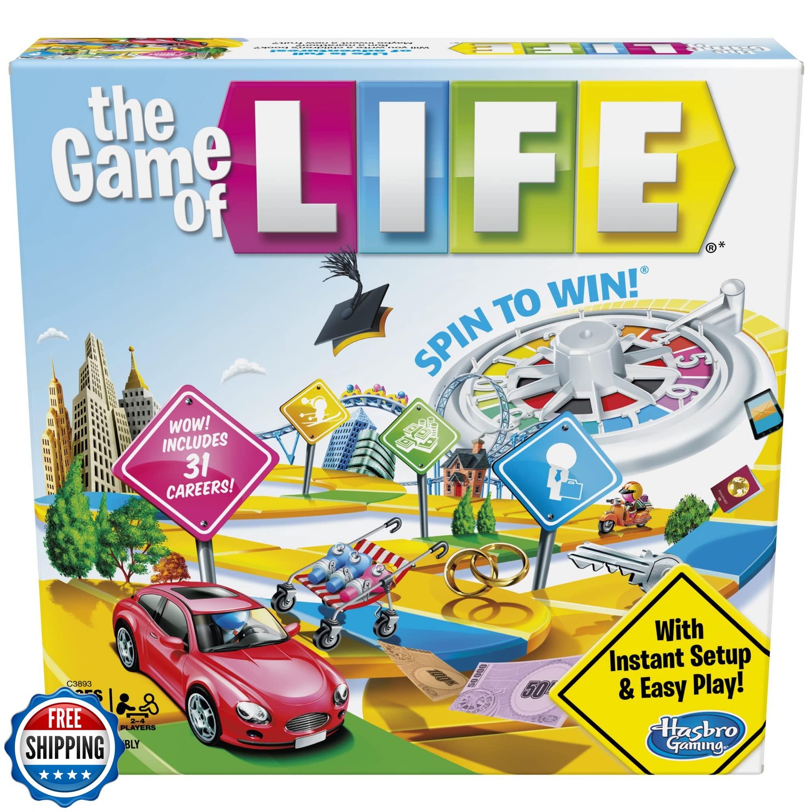 Of Life Board Game, Family Games For Kids Ages 8+, Inc