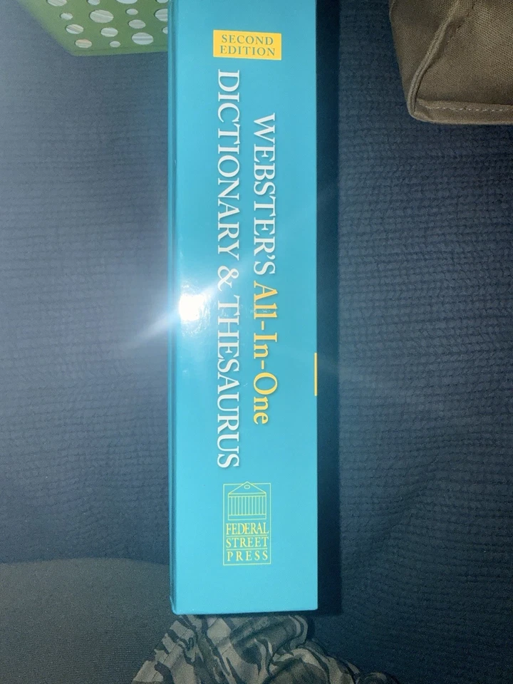 Webster's All-In-One Dictionary and Thesaurus, Second Edition by Merriam-Webster - Image 2 of 3