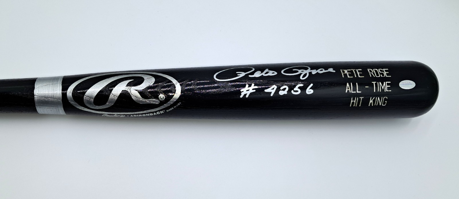 Pete Rose Autographed Signed #4256 Rawlings Baseball Bat ~ All Time Hit King 