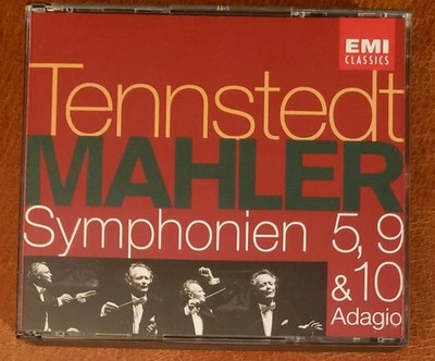 Tennstedt Mahler: Symphonies Nos. 5, 9, 10 (Adagio) (CD, Dec-1992, 3 Discs, EMI