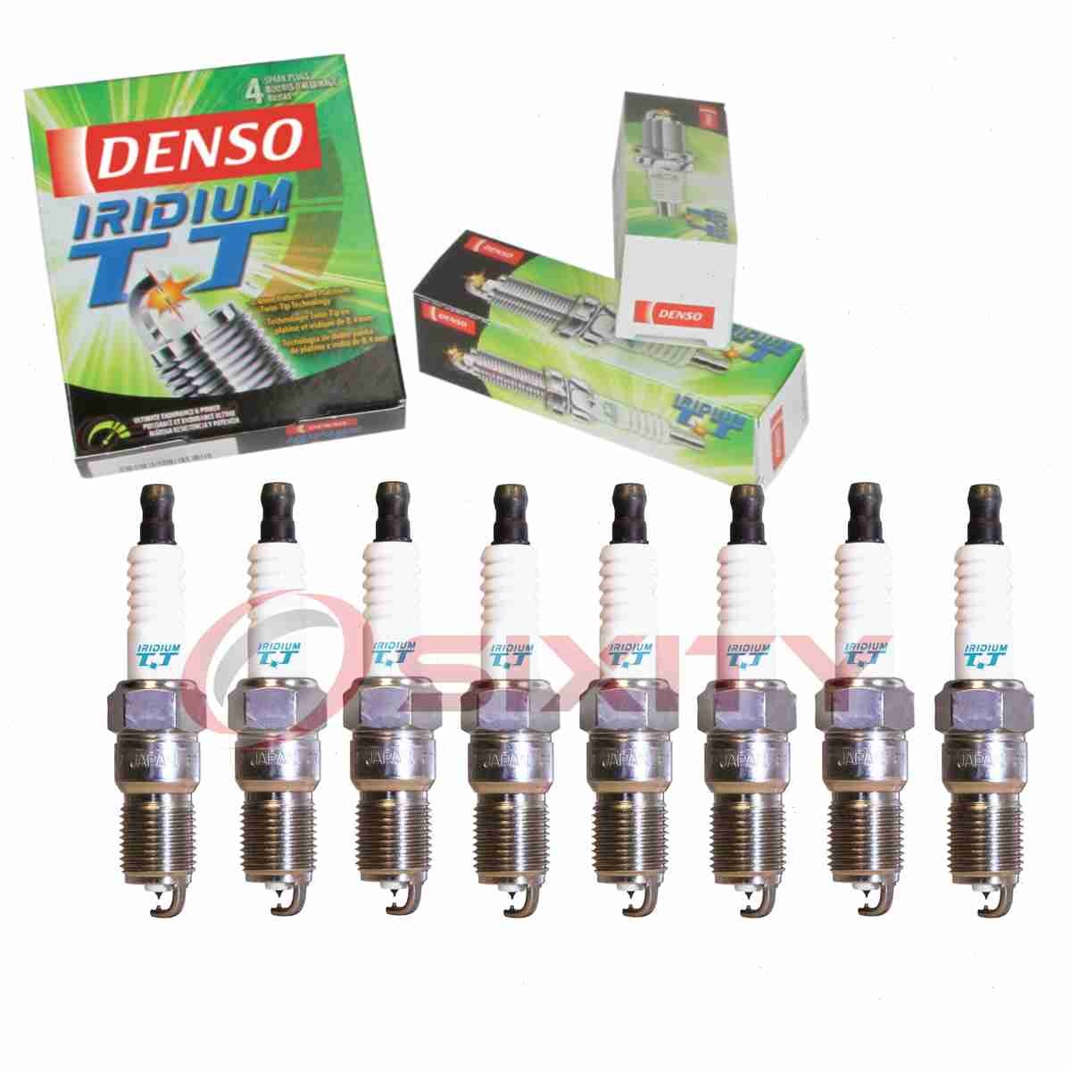 8 pc Denso Iridium TT Spark Plugs for 1998-2002 Ford E-150 Econoline 5.4L V8 ag