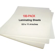 Laminating Sheets, 3 Mil Clear Thermal Laminating Pouches 8.9 x 11.4 Inches L...
