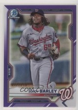 2021 Bowman Draft Chrome Purple Refractor 52/250 Jordy Barley #BDC-6 6u5