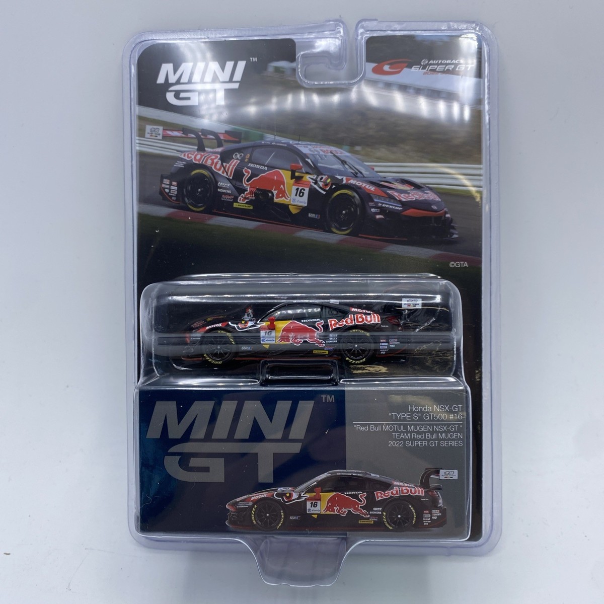HONDA NSX-GT TYPE S GT500 #16 RED BULL SUPER GT SERIES '22 1/64