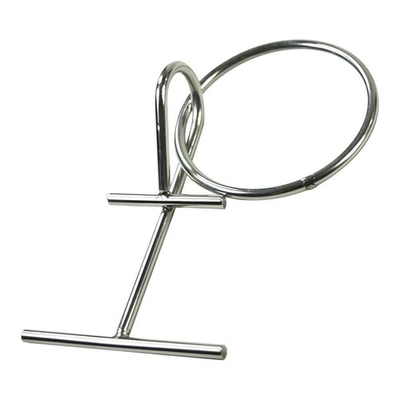 #ad MARINE CITY Portable Dock Cleat Stainless Steel T Bar with O Ring Marine Fender $18.95