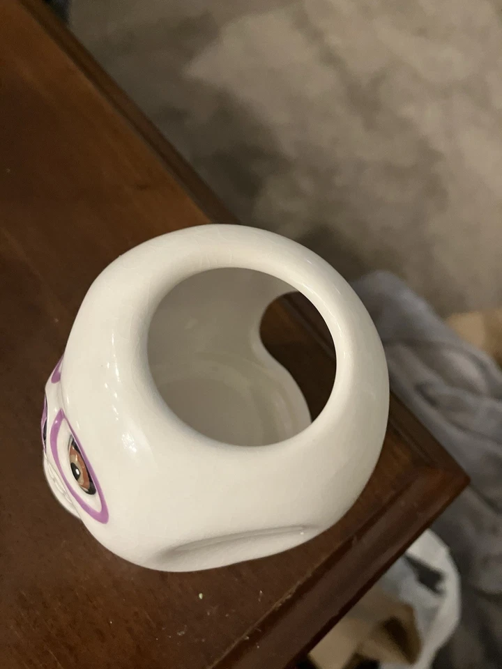 Halloween Vintage 2005 Ceramic Skull Votive Or Tea Light Candle Holder - Image 3 of 4