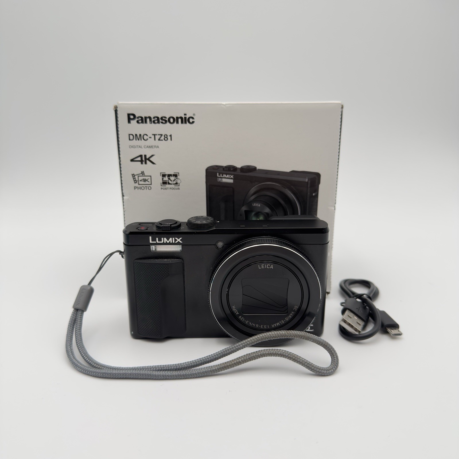 Panasonic Lumix DMC-TZ81 Kompakte Digitalkamera Getestet - Guter Zustand