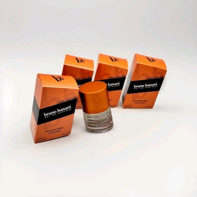 4x Bruno Banani Absolute Man Eau de Toilette | je 30ml Herren Parfüm insg. 120ml
