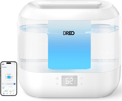 Smart Humidifiers for Bedroom, Top Fill 4L Supersized Humidifier Large Room with