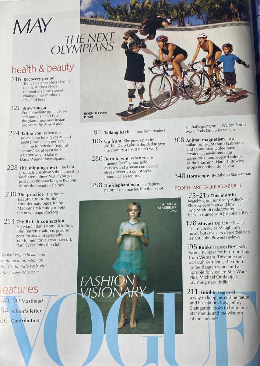 Vogue Magazine May 2000 Gisele Bündchen Cover No Label VG | eBay