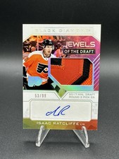 2022-23 Black Diamond Hockey Isaac Ratcliffe Jewels of the Draft 53/99 JD-IR