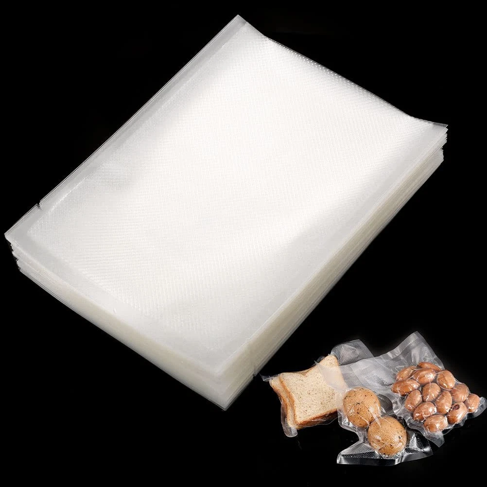 100Pcs Vacuum Food Sealer Bags, Pre-Cut Bags 15*20cm, Clear
