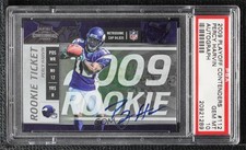 2009 Playoff Contenders /497 Percy Harvin #112 PSA 10 GEM MT Auto w6g